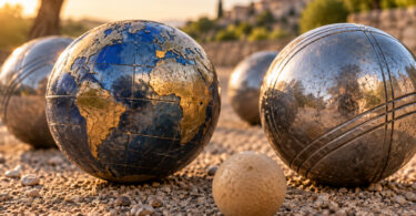 A tactical game of boules with the world?